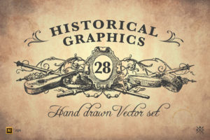 Graphic Ghost - August Deal 01 - Basari Design - 28 Historical Graphics